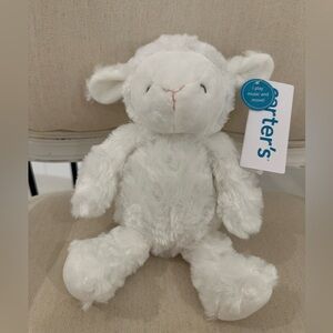 Adorable White Plush Lamb Musical Wind up Moving Baby Toy NWT